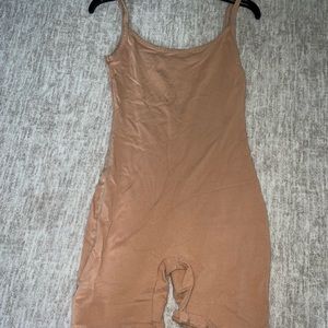 Brown Fasion nova jumpsuit
